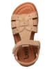 lamino Leder-Sandalen in Beige