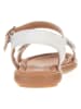 lamino Leder-Sandalen in Weiß