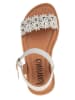 lamino Leder-Sandalen in Weiß