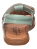 lamino Leder-Sandalen in Türkis