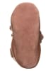 lamino Leder-Krabbelschuhe in Hellbraun
