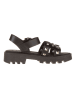 lamino Leder-Sandalen in Schwarz