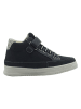 lamino Leren sneakers donkerblauw