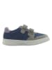 lamino Leder-Sneakers in Blau/ Grau