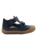 lamino Leren enkelsandalen donkerblauw