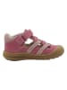lamino Leren enkelsandalen roze