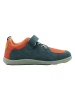 lamino Leren barefootschoenen turquoise/oranje