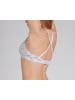COTONELLA Beugelloze beha grijs/roze