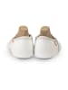 Helbie Leren pantoffels "Master" wit