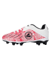 Jako Naturrasen-Fußballschuhe "Vini" in Weiß/ Rot