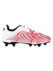 Jako Naturrasen-Fußballschuhe "Vini" in Weiß/ Rot