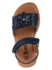 kmins Leder-Sandalen in Dunkelblau
