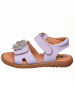 kmins Leder-Sandalen in Lila