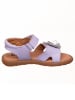 kmins Leder-Sandalen in Lila