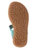 kmins Leren sandalen turquoise