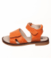 kmins Leder-Sandalen in Orange