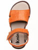 kmins Leder-Sandalen in Orange