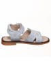 kmins Leder-Sandalen in Hellblau