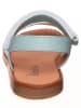 kmins Leren sandalen turquoise