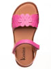 kmins Leder-Sandalen in Pink