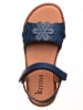 kmins Leder-Sandalen in Dunkelblau