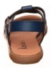 kmins Leder-Sandalen in Dunkelblau