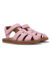 Camper Leder-Halbsandalen "Bicho" in Rosa