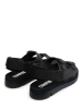 Camper Leder-Sandalen "Oruga" in Schwarz
