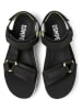 Camper Leren sandalen "Oruga" zwart