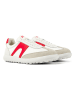 Camper Sneakers wit/rood/beige