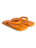 Camper Leder-Zehentrenner "Hastavista" in Orange