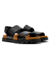 Camper Leder-Sandalen "Brutus" in Schwarz