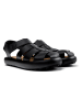 Camper Leder-Halbsandalen "Pelotas Flota" in Schwarz