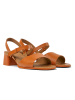 Camper Leder-Sandaletten in Hellbraun