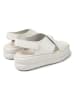Camper Leder-Sandaletten "Pelotas Flota" in Creme