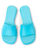 Camper Leren slippers "Dana" lichtblauw