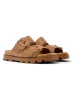 Camper Slippers "Brutus" lichtbruin