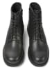 Camper Leder-Boots in Schwarz