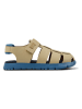 Camper Leder-Halbsandalen "Oruga" in Beige