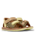 Camper Leren enkelsandalen "Bicho" kaki