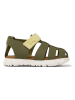 Camper Leder-Halbsandalen "Oruga" in Khaki