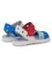 Camper Leren sandalen "TWS" crème/blauw/rood