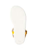 Camper Leren sandalen lichtblauw/geel