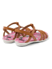 Camper Leren sandalen lichtbruin/lichtroze