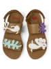 Camper Leren sandalen "Miko" lichtbruin