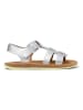 Camper Leren sandalen "Bicho" zilverkleurig