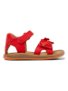 Camper Leder-Halbsandalen "Bicho" in Rot