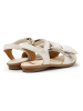 Camper Leren sandalen "Right" crème