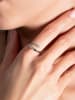 Heliophilia Verzilverde ring met edelstenen