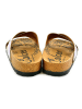 Calceo Slippers paars/wit/zwart